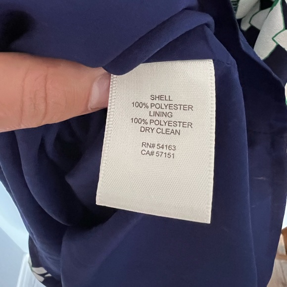 Eliza J navy green dress - Picture 4 of 4